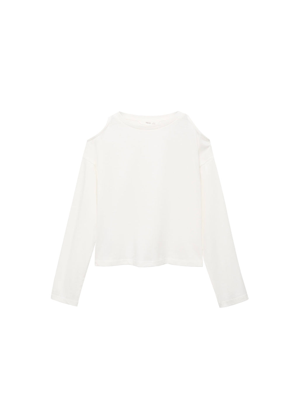 Camiseta con recortes blanco roto - Niña