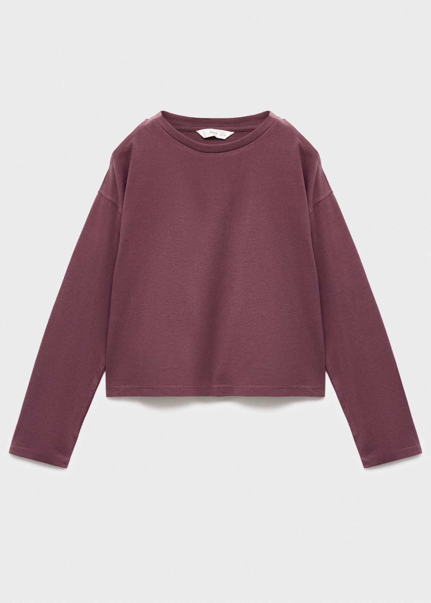 T-Shirt Cutout Bordeaux - Fille