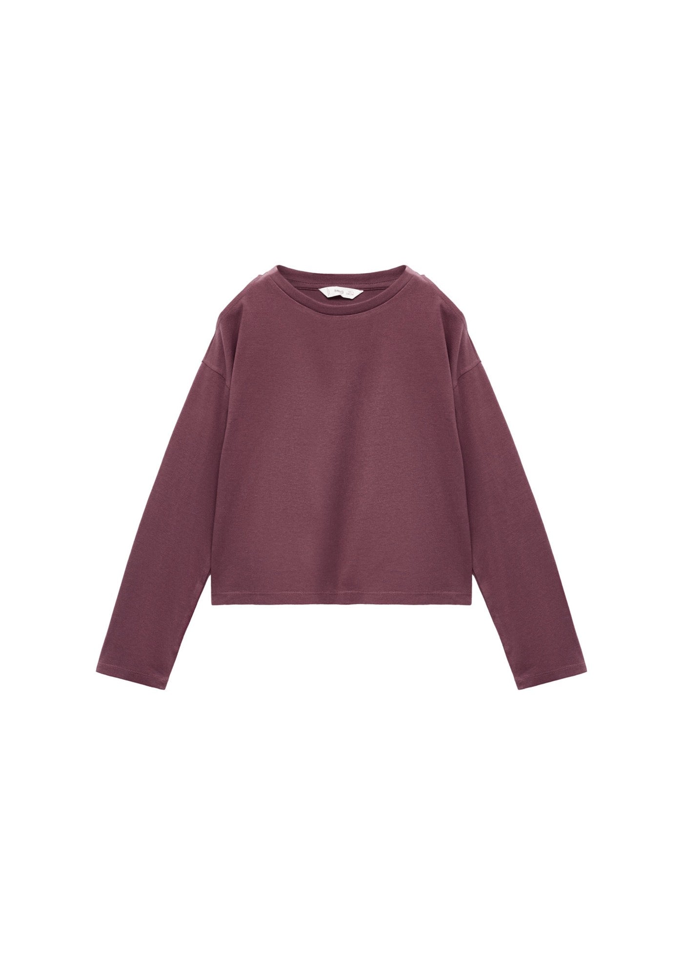 T-Shirt Cutout Bordeaux - Fille