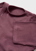 T-Shirt Cutout Bordeaux - Fille