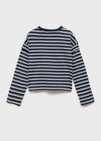 Camiseta Shouldr Azul Marino - Niña