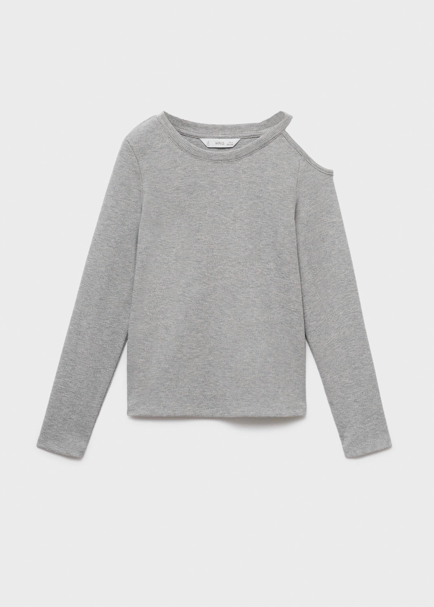 Camiseta Cutl Gris Medio Jaspeado - Niña