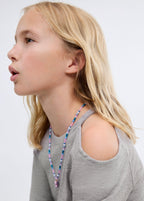 Camiseta Cutl Gris Medio Jaspeado - Niña