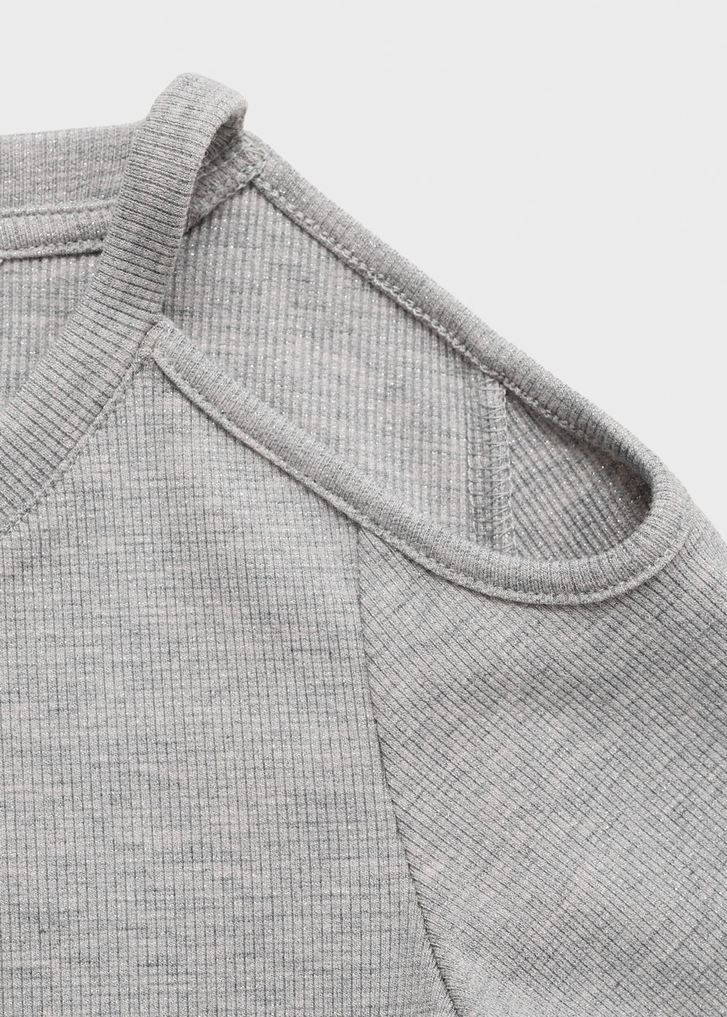 Camiseta Cutl Gris Medio Jaspeado - Niña
