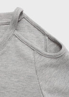 Camiseta Cutl Gris Medio Jaspeado - Niña
