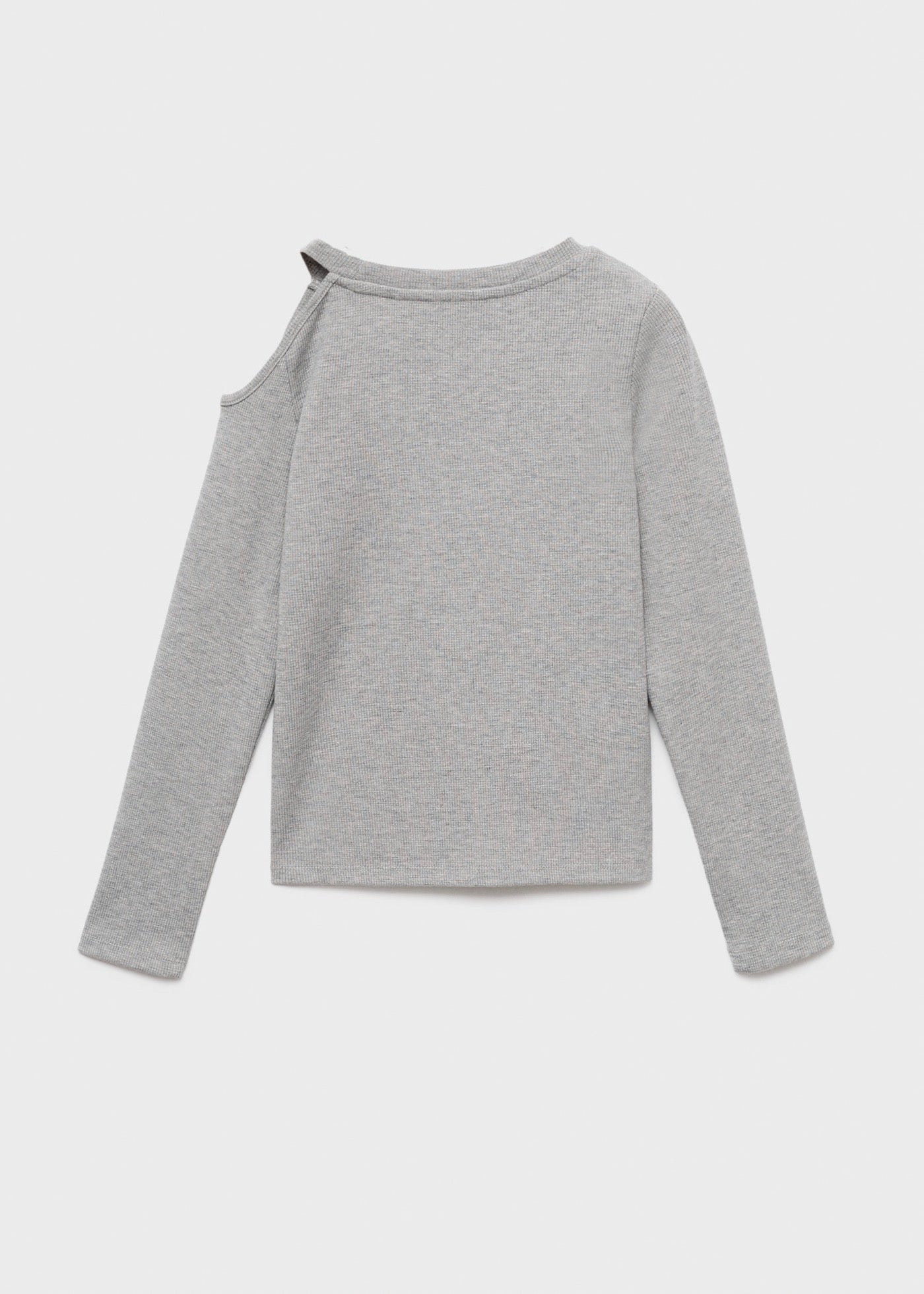 Camiseta Cutl Gris Medio Jaspeado - Niña