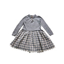 Bonpoint - Robe En Laine Grise - 4 Ans