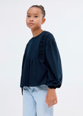 Camiseta Entre Azul Marino - Niña