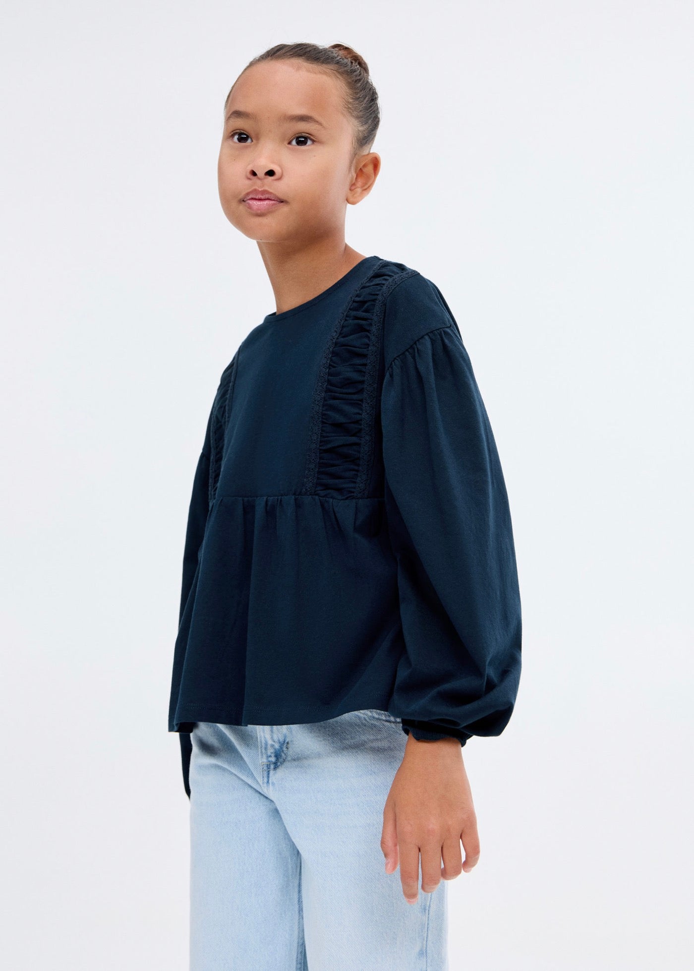 Camiseta Entre Azul Marino - Niña