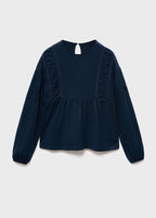 Camiseta Entre Azul Marino - Niña