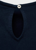 Camiseta Entre Azul Marino - Niña