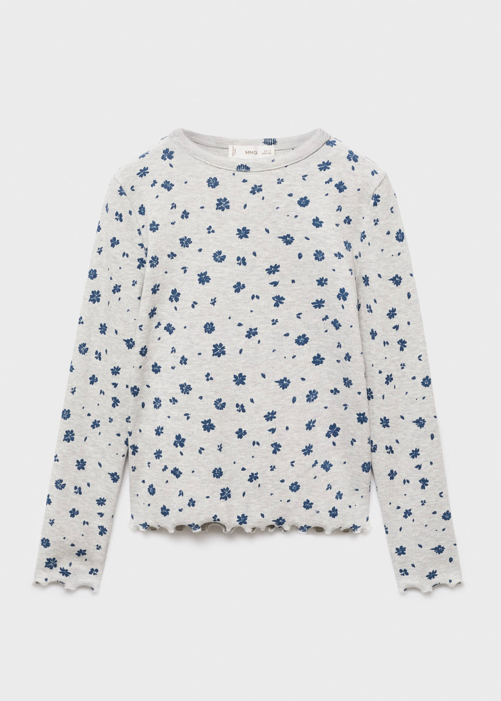 Ribaop Light Grey Marl T-Shirt - Girl