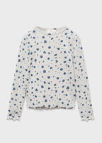 Ribaop Light Grey Marl T-Shirt - Girl