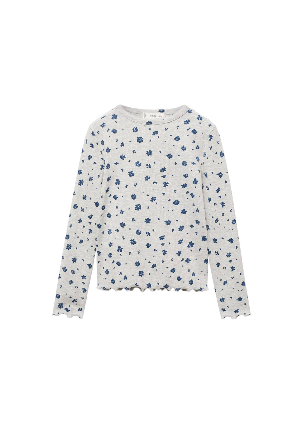 Ribaop Light Grey Marl T-Shirt - Girl