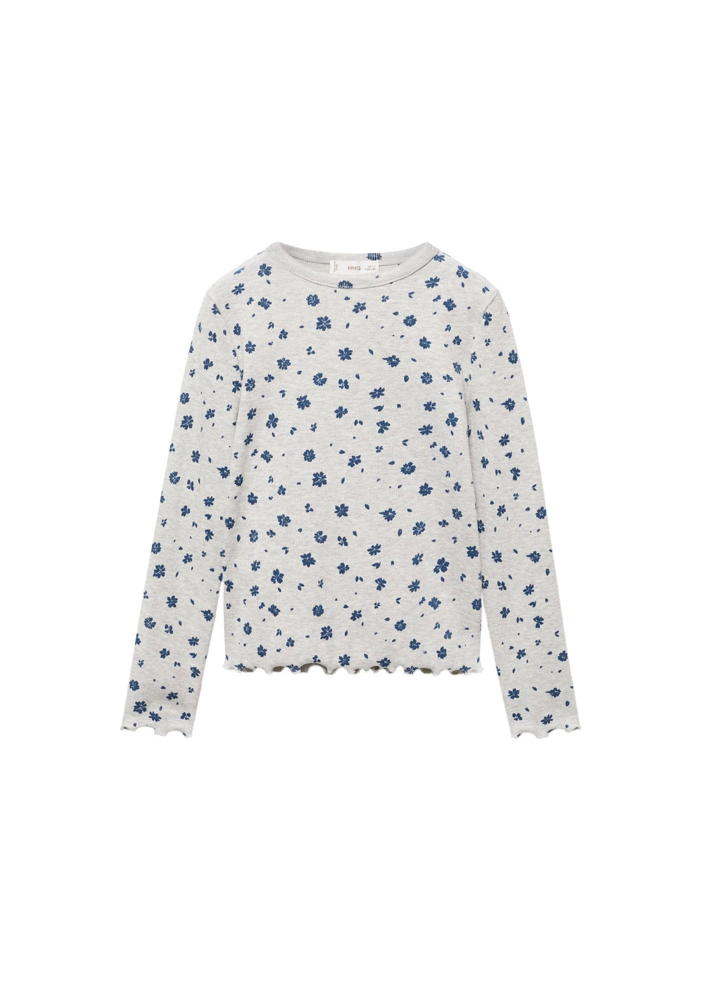 Ribaop Light Grey Marl T-Shirt - Girl