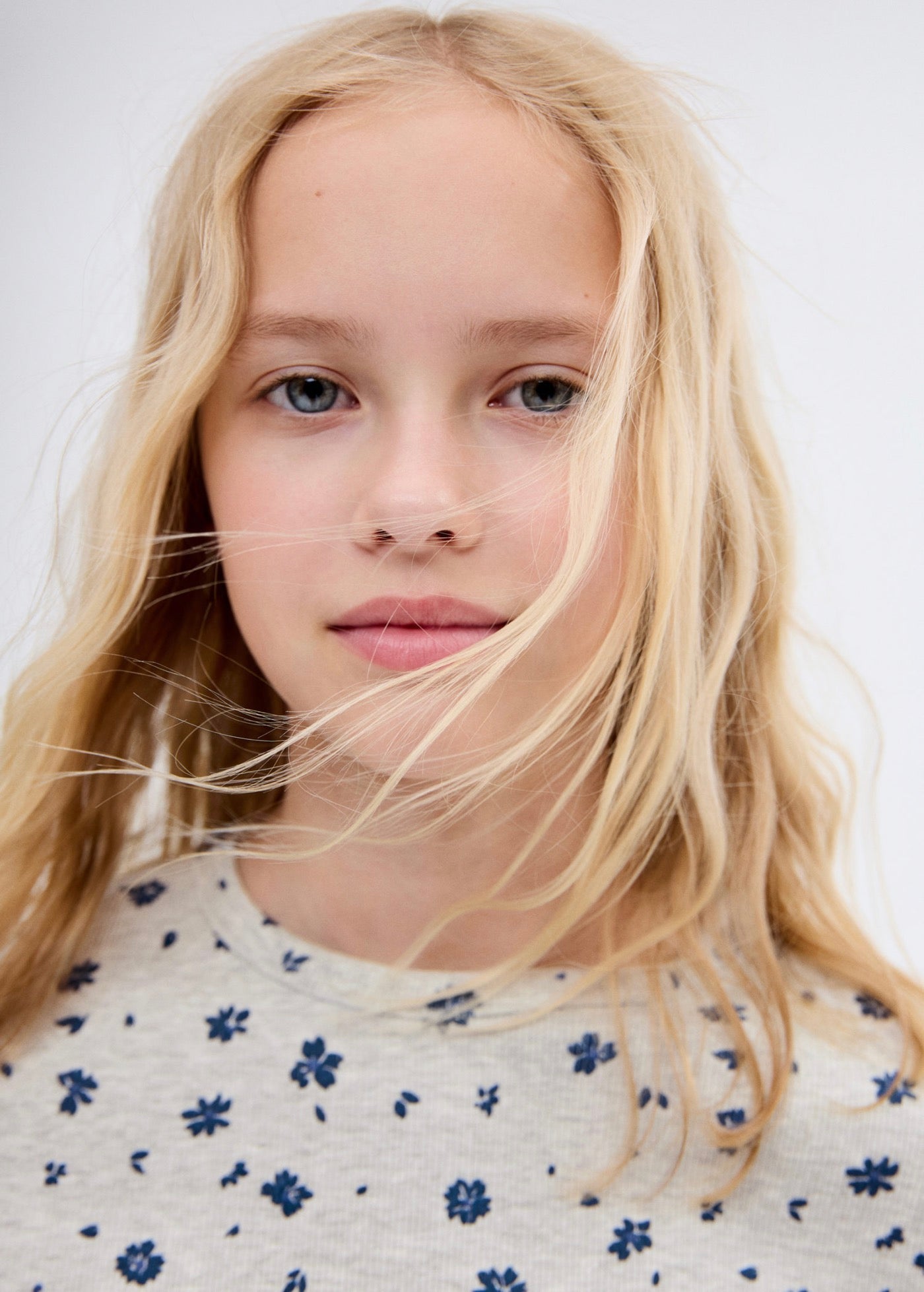 Ribaop Light Grey Marl T-Shirt - Girl