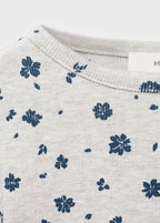 Ribaop Light Grey Marl T-Shirt - Girl