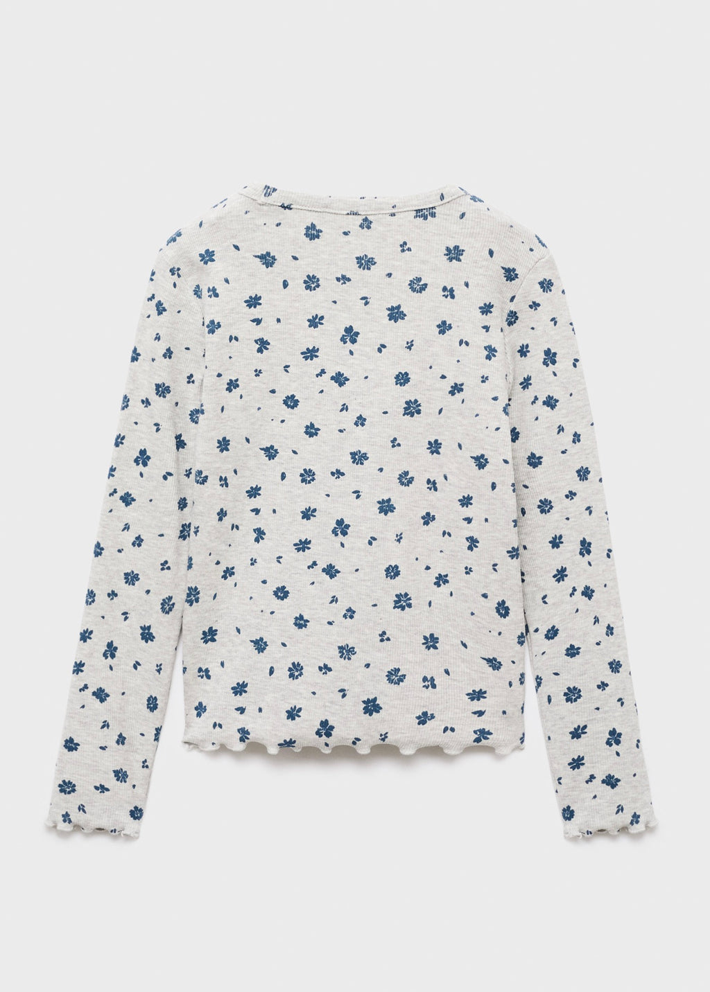 Ribaop Light Grey Marl T-Shirt - Girl