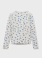 Ribaop Light Grey Marl T-Shirt - Girl