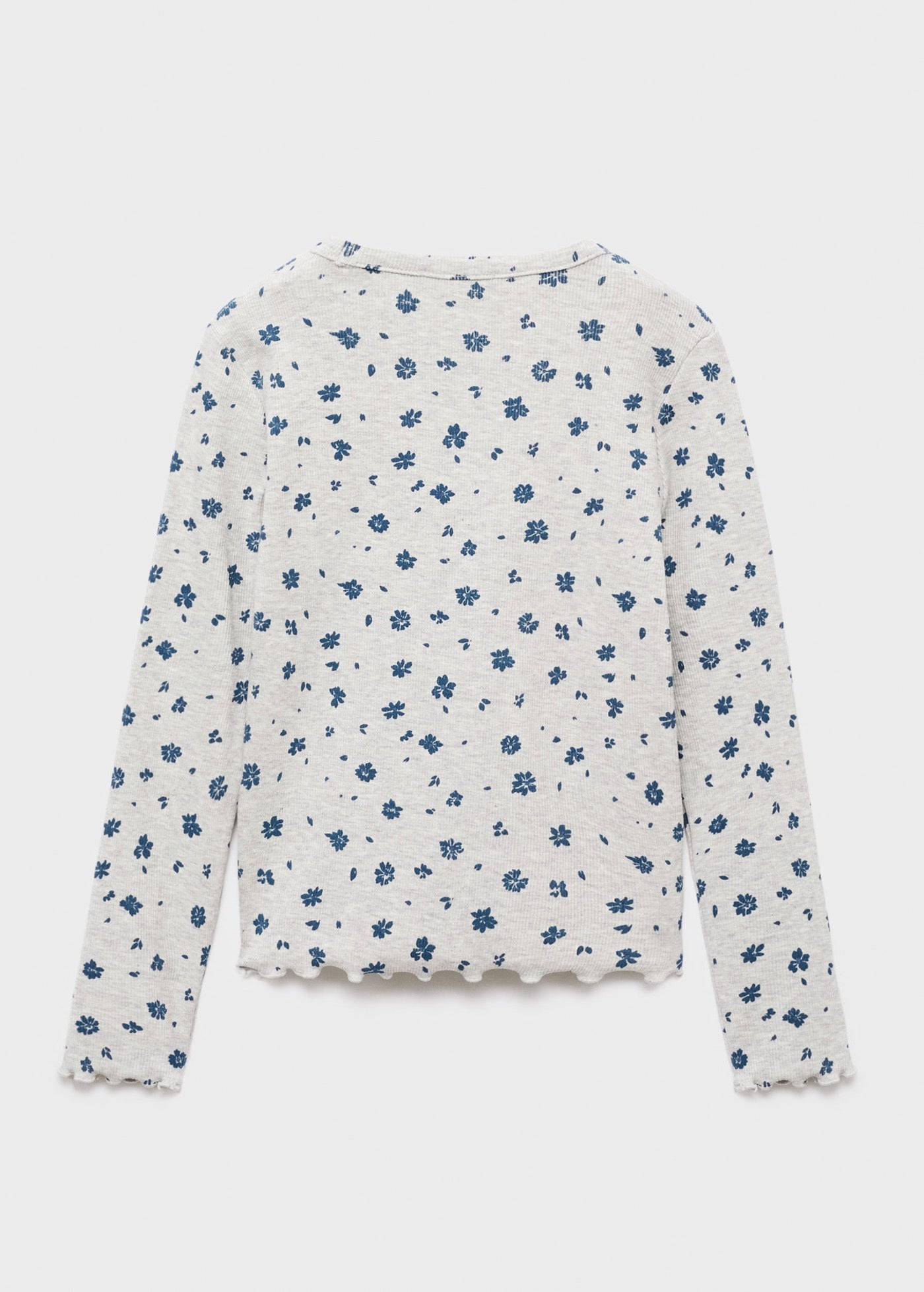 Ribaop Light Grey Marl T-Shirt - Girl