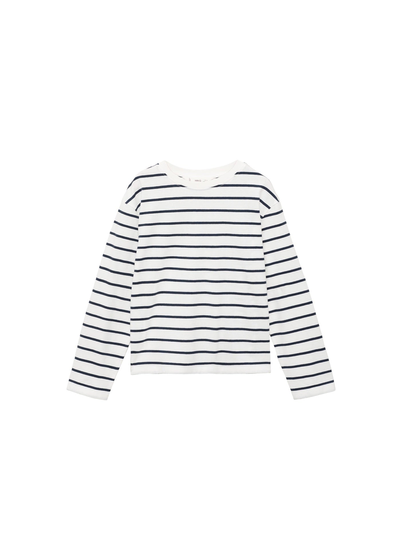 Camiseta Stripes Azul Marino - Niña