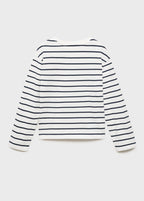 Camiseta Stripes Azul Marino - Niña