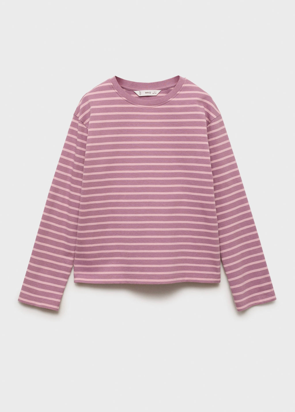 T-Shirt Stripes Rose - Fille