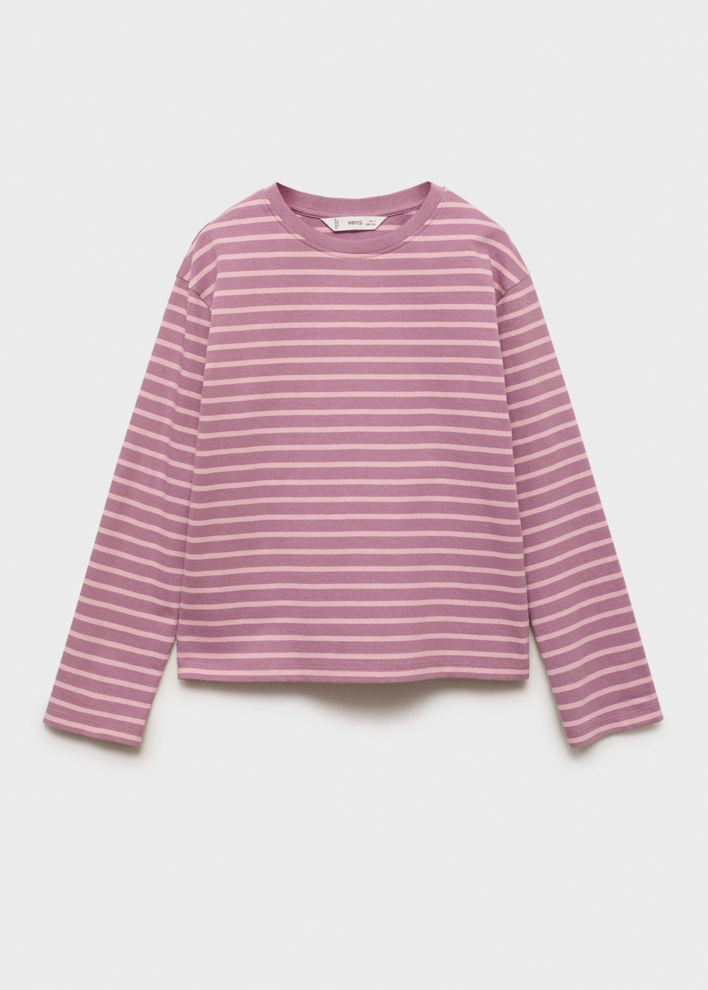 T-Shirt Stripes Rose - Fille