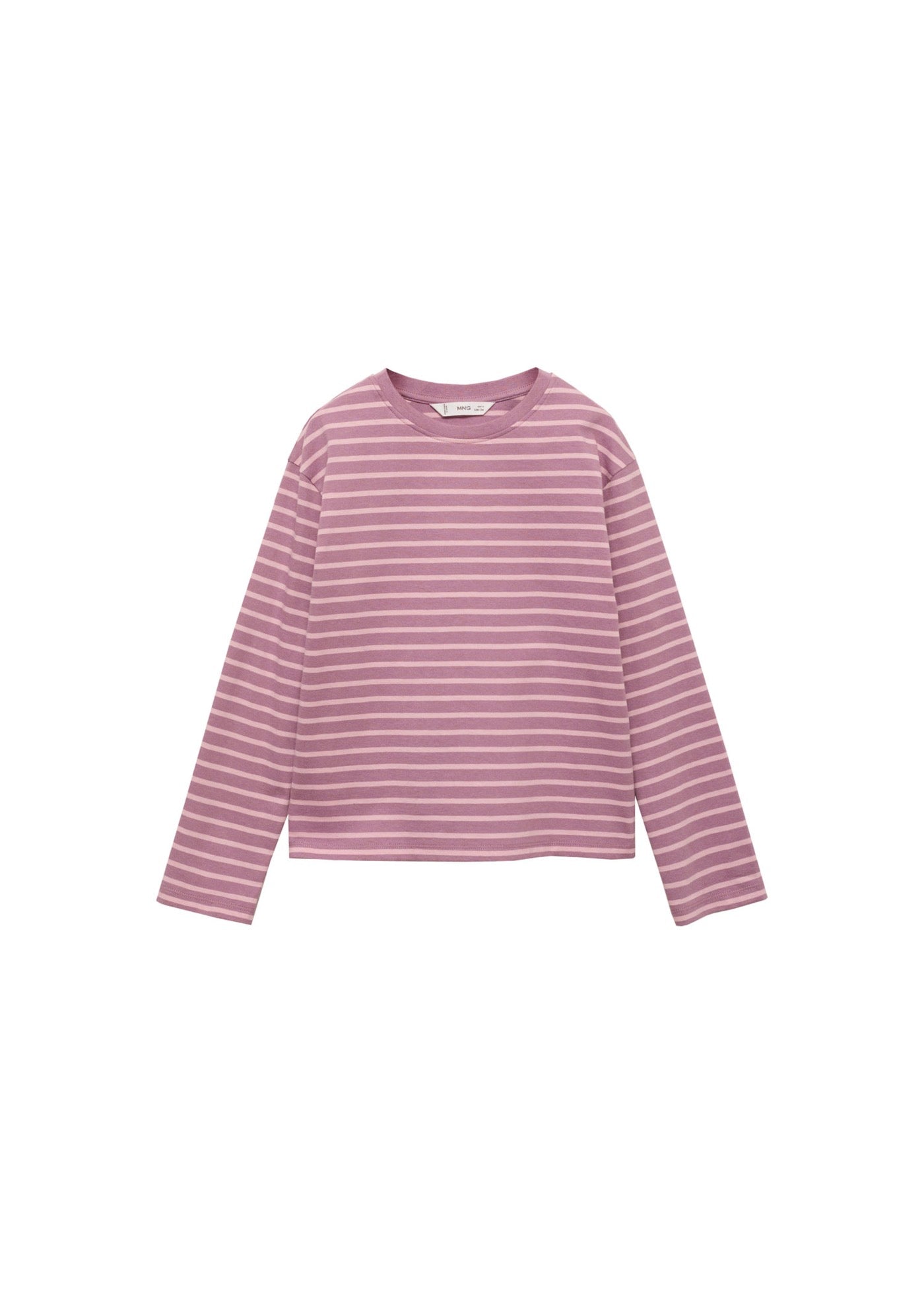 T-Shirt Stripes Rose - Fille