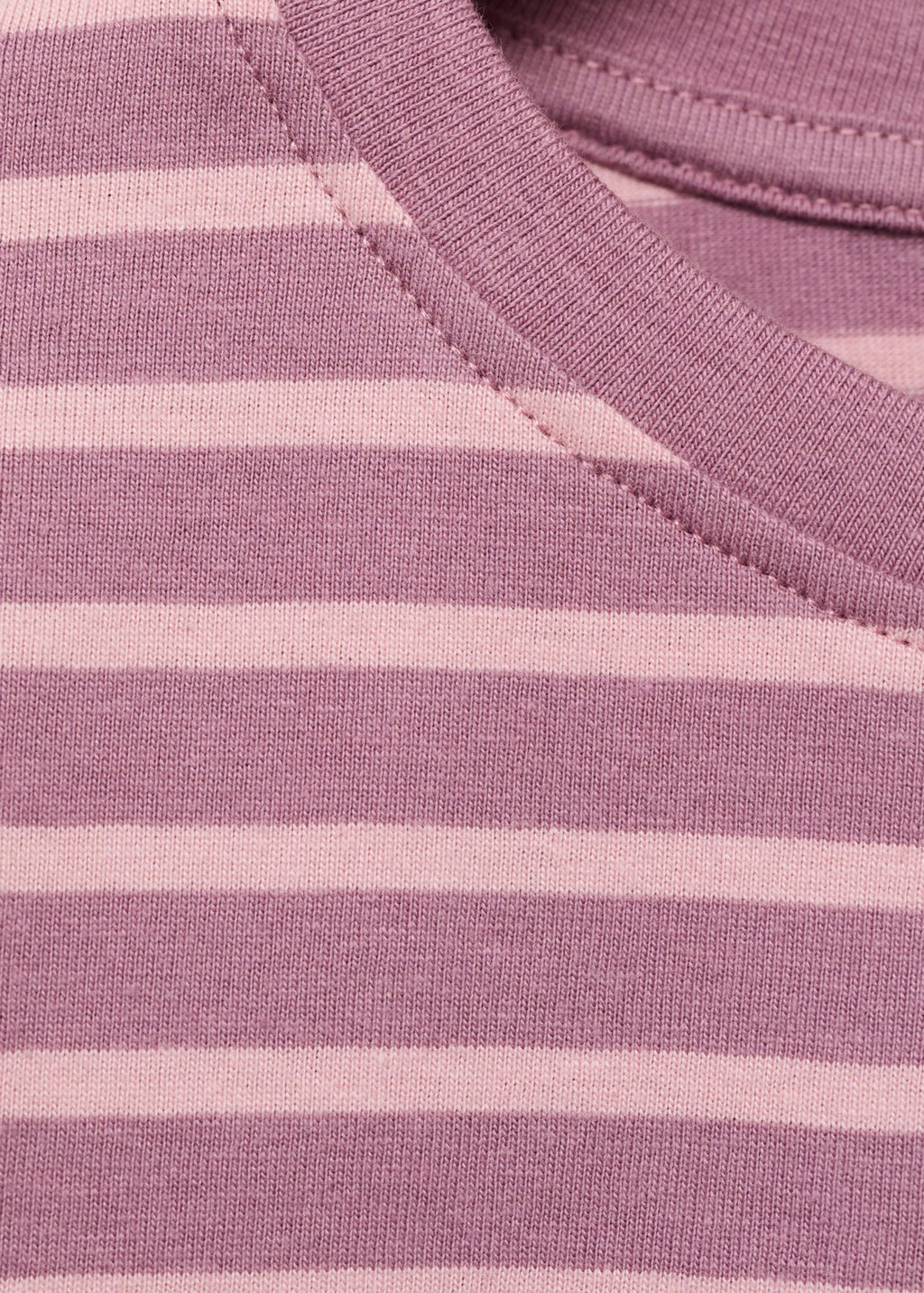 T-Shirt Stripes Rose - Fille
