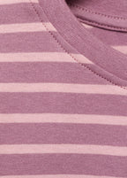 T-Shirt Stripes Rose - Fille