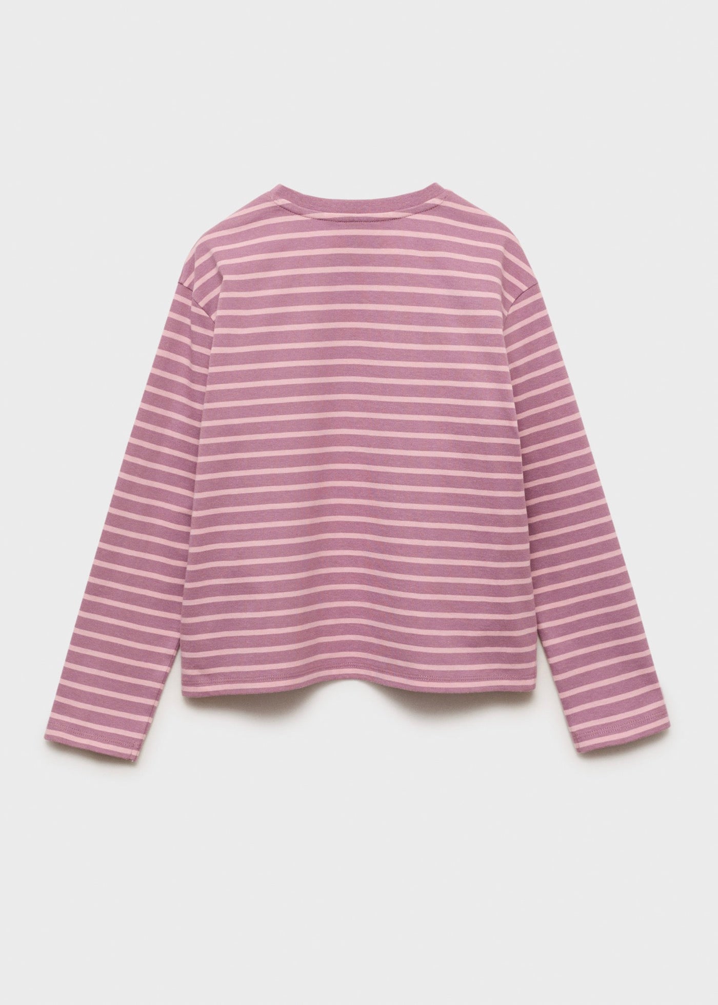 T-Shirt Stripes Rose - Fille