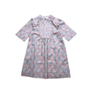 Bonpoint - Robe Neuve À Fleurs Bleu Violette Et Rose - 8 Ans