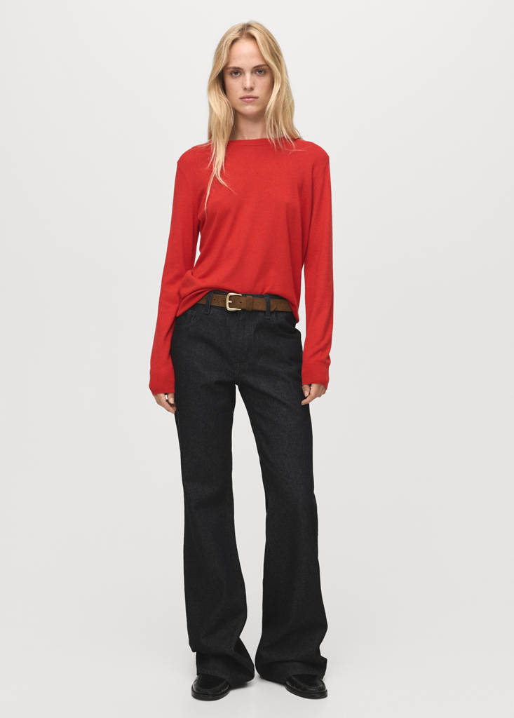 Pull-Over Maille Fine Col Rond