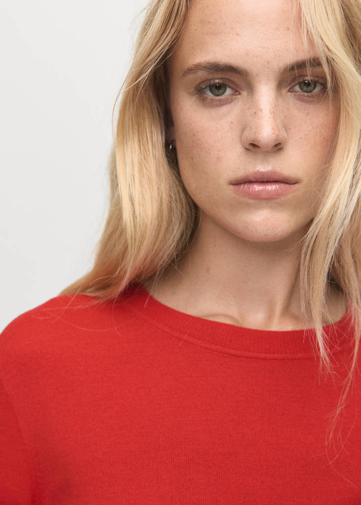 Pull-Over Maille Fine Col Rond