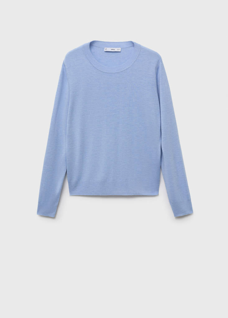 Pull-Over Maille Fine Col Rond