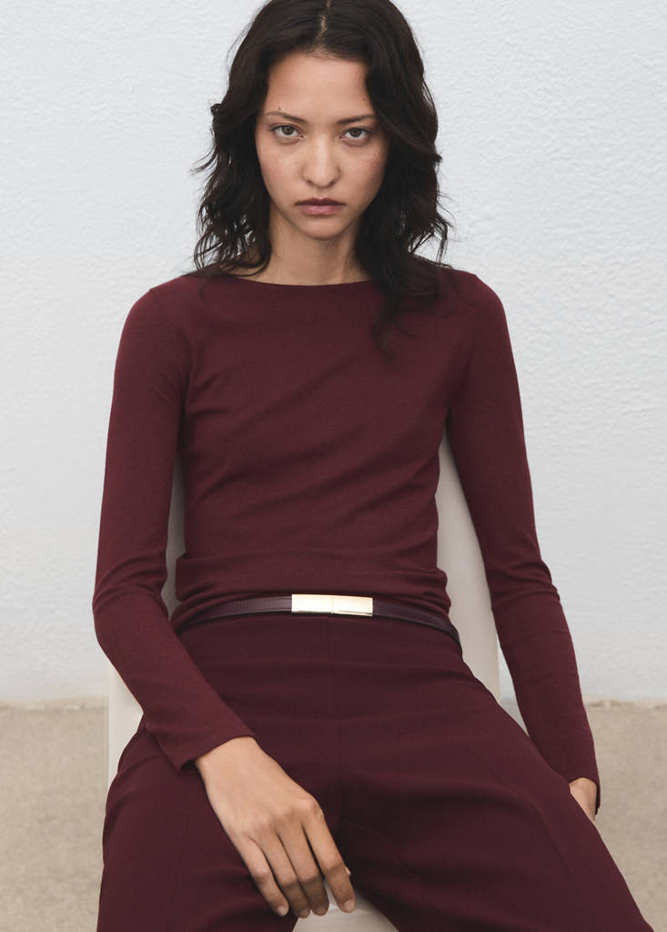 Pull-Over Maille Fine Manches Longues