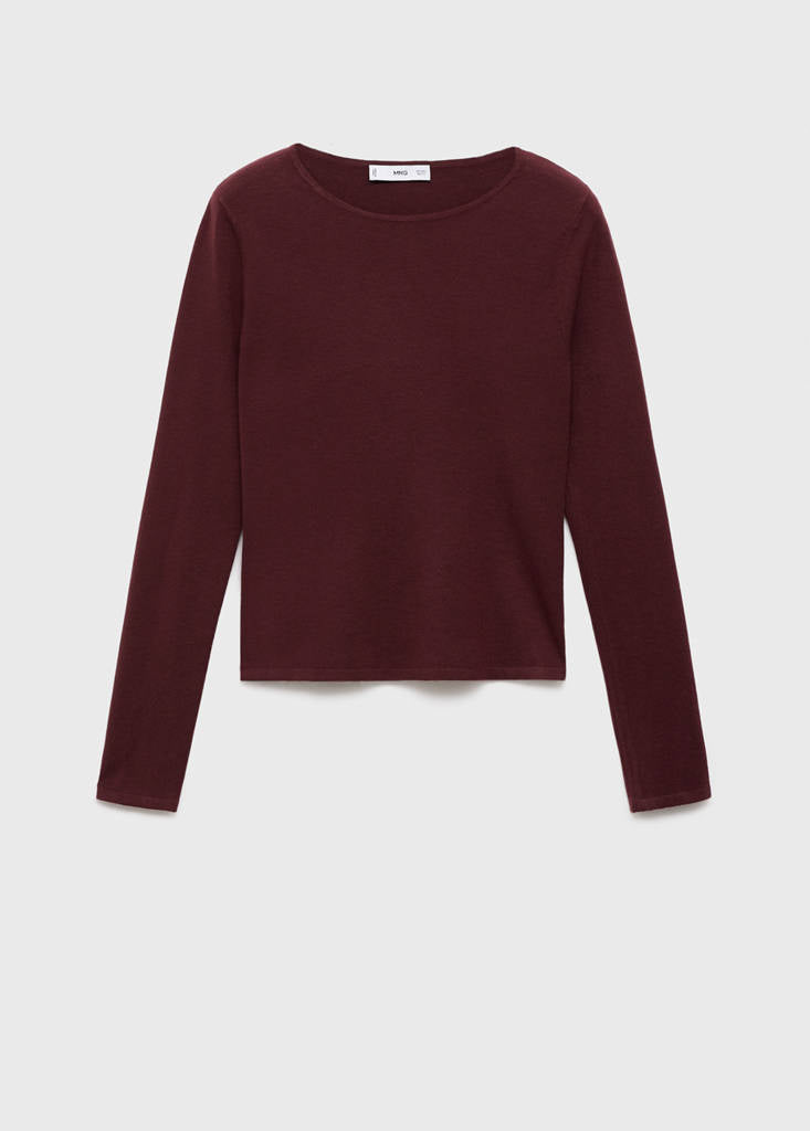 Pull-Over Maille Fine Manches Longues