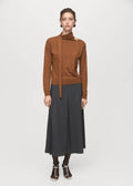 Pull Maille Fine Et Foulard