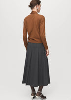 Pull Maille Fine Et Foulard