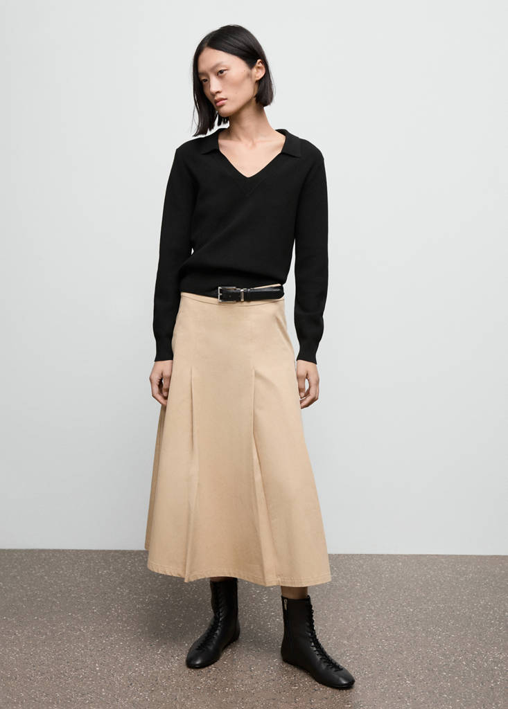 Pull-Over Maille Fine Col V