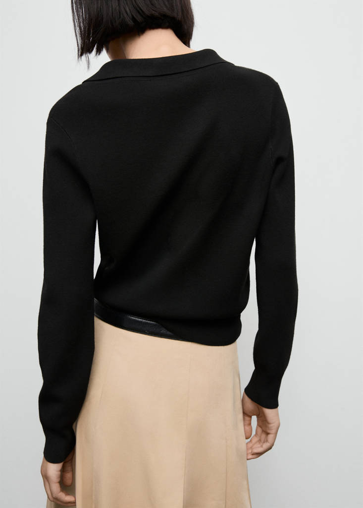Pull-Over Maille Fine Col V