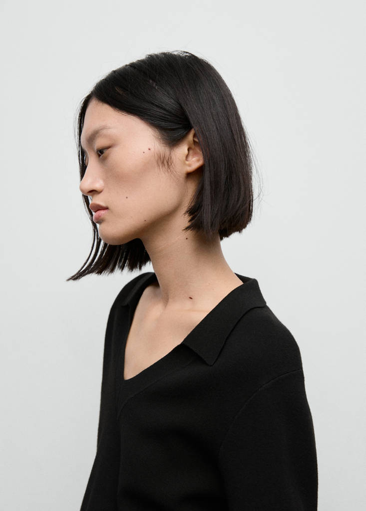 Pull-Over Maille Fine Col V