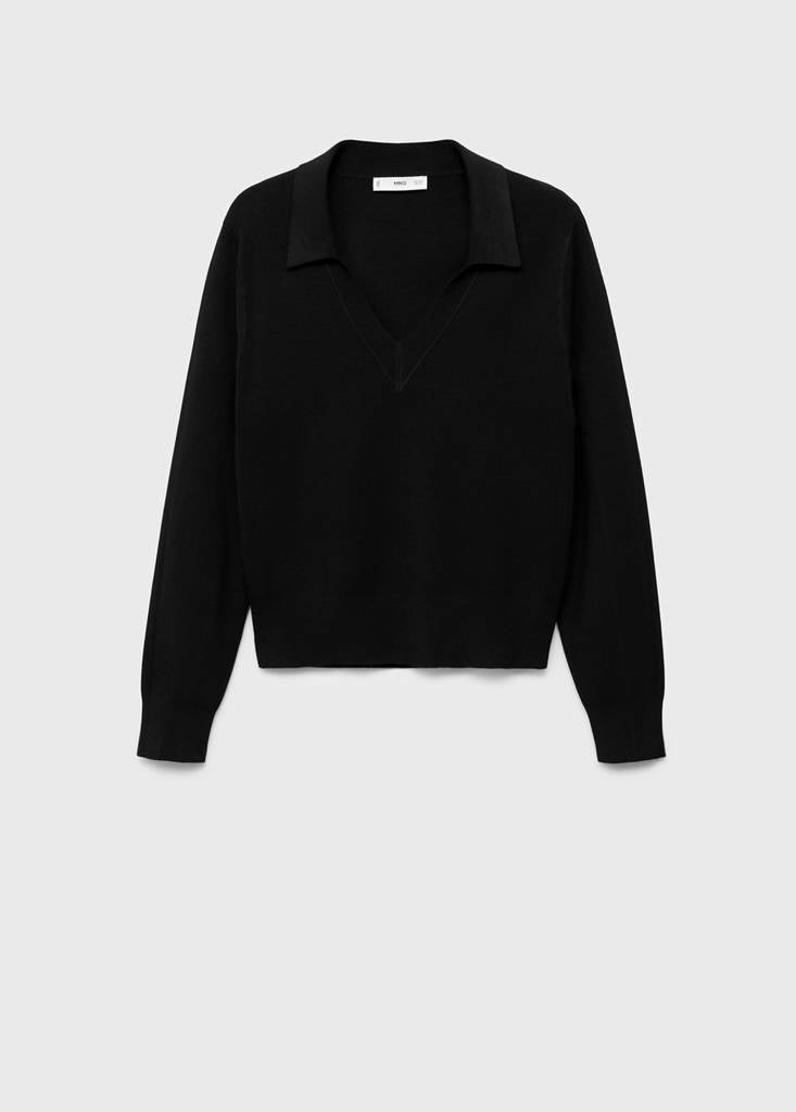 Pull-Over Maille Fine Col V
