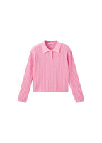Pull-Over Maille Côtelée Col Polo