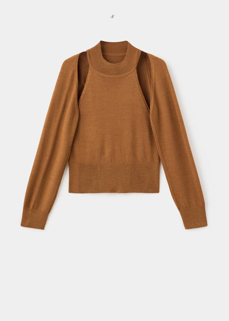 Pull-Over Combiné Cardigan