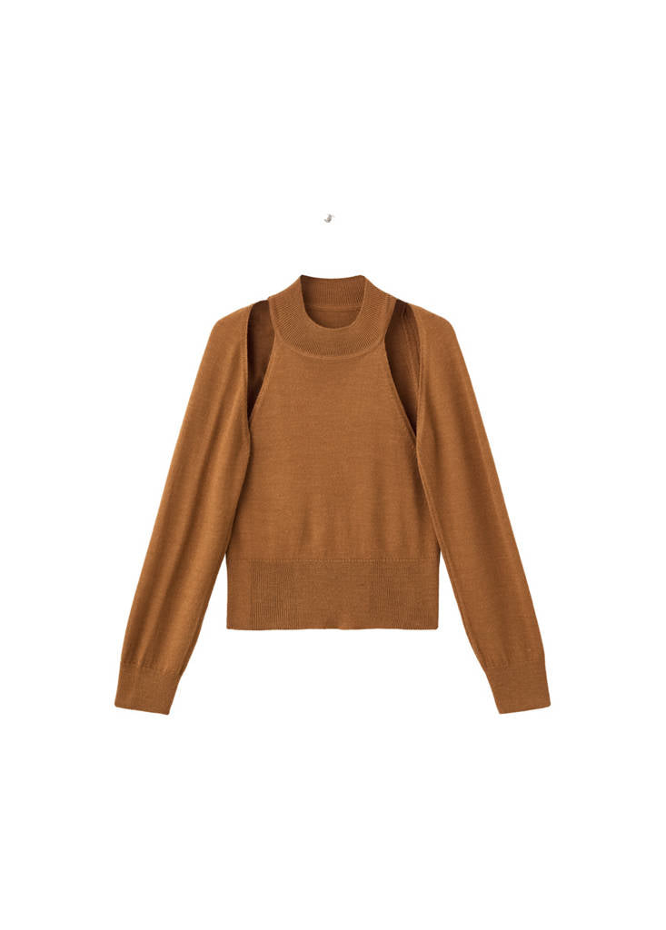 Pull-Over Combiné Cardigan