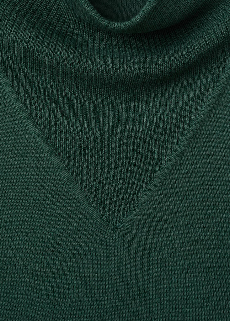 Pull Maille Col Drapé