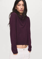 Pull Maille Col Drapé