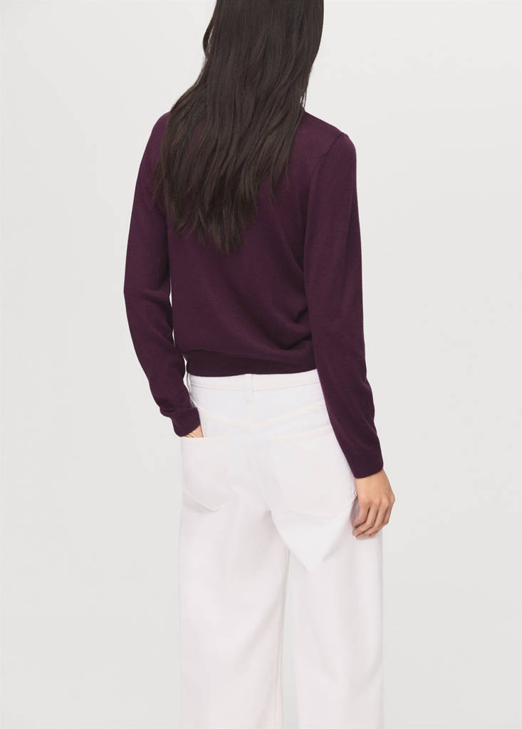Pull Maille Col Drapé
